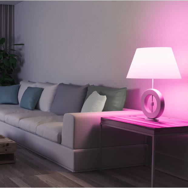 Smartwares slimme E27 kleurlamp met afstandsbediening – PRO Series