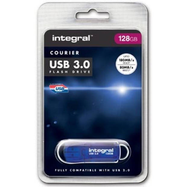 Integral Courier USB 3.0 stick, 128 GB