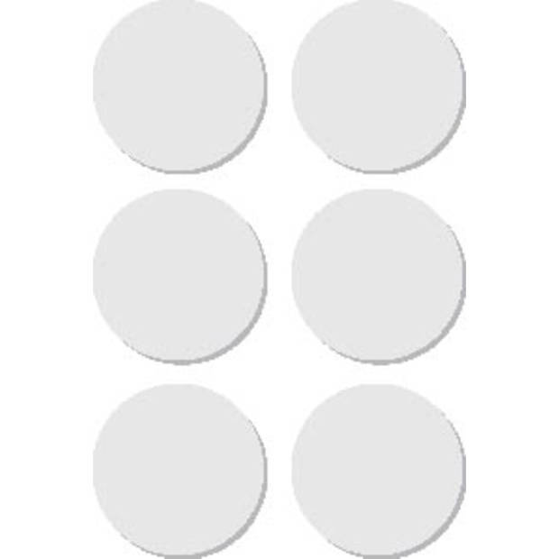 Apli ronde etiketten in etui diameter 32 mm, wit, 36 stuks, 6 per blad (2665)