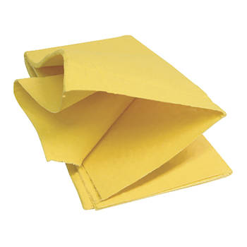 Protect zeem 40 x 35 cm synthetisch geel