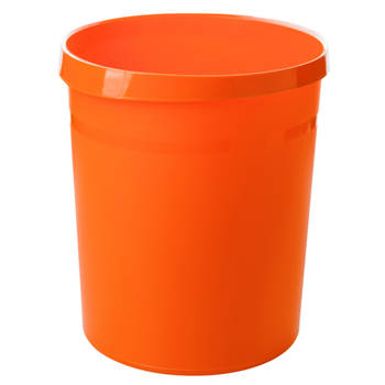 papierbak HAN Grip 18 liter met 2 grijpranden Trend Colour oranje