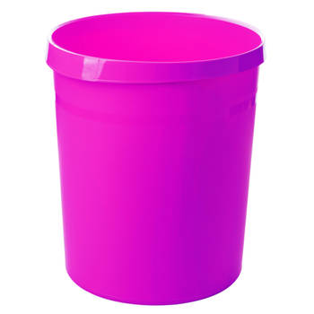 papierbak HAN Grip 18 liter met 2 grijpranden Trend Colour roze