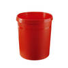 papierbak HAN Grip 18 liter met 2 grijpranden rood