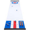 Engelhart speelbord voor curling en shuffle wit 180 x 39 cm