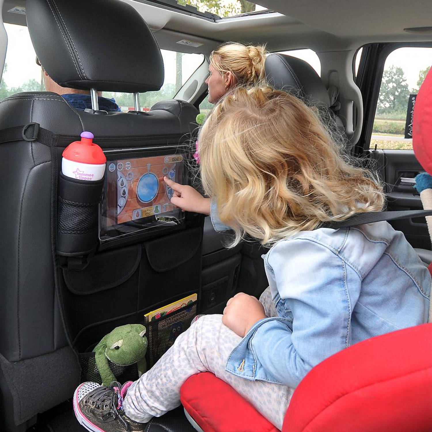 ervaring Speels Doorzichtig A3 Baby & Kids autostoel organizer - met tablet houder | Blokker