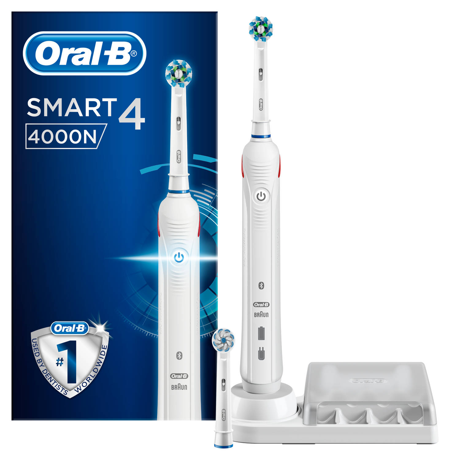 Uithoudingsvermogen Mentaliteit Er is een trend Oral-B Smart 4 4000N Wit - Elektrische Tandenborstel | Blokker