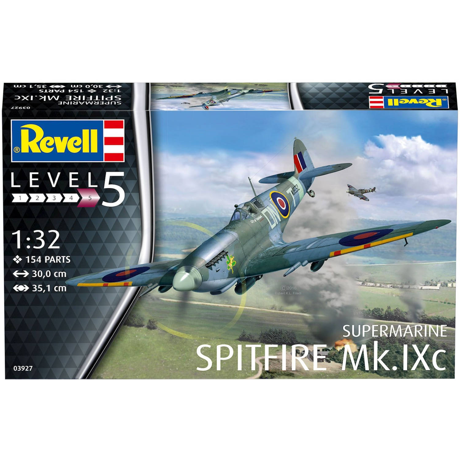 volume Romantiek Verbazing Supermarine Spitfire Mk.IXc Revell - schaal 1 -32 - Bouwpakket Revell  Luchtvaart | Blokker