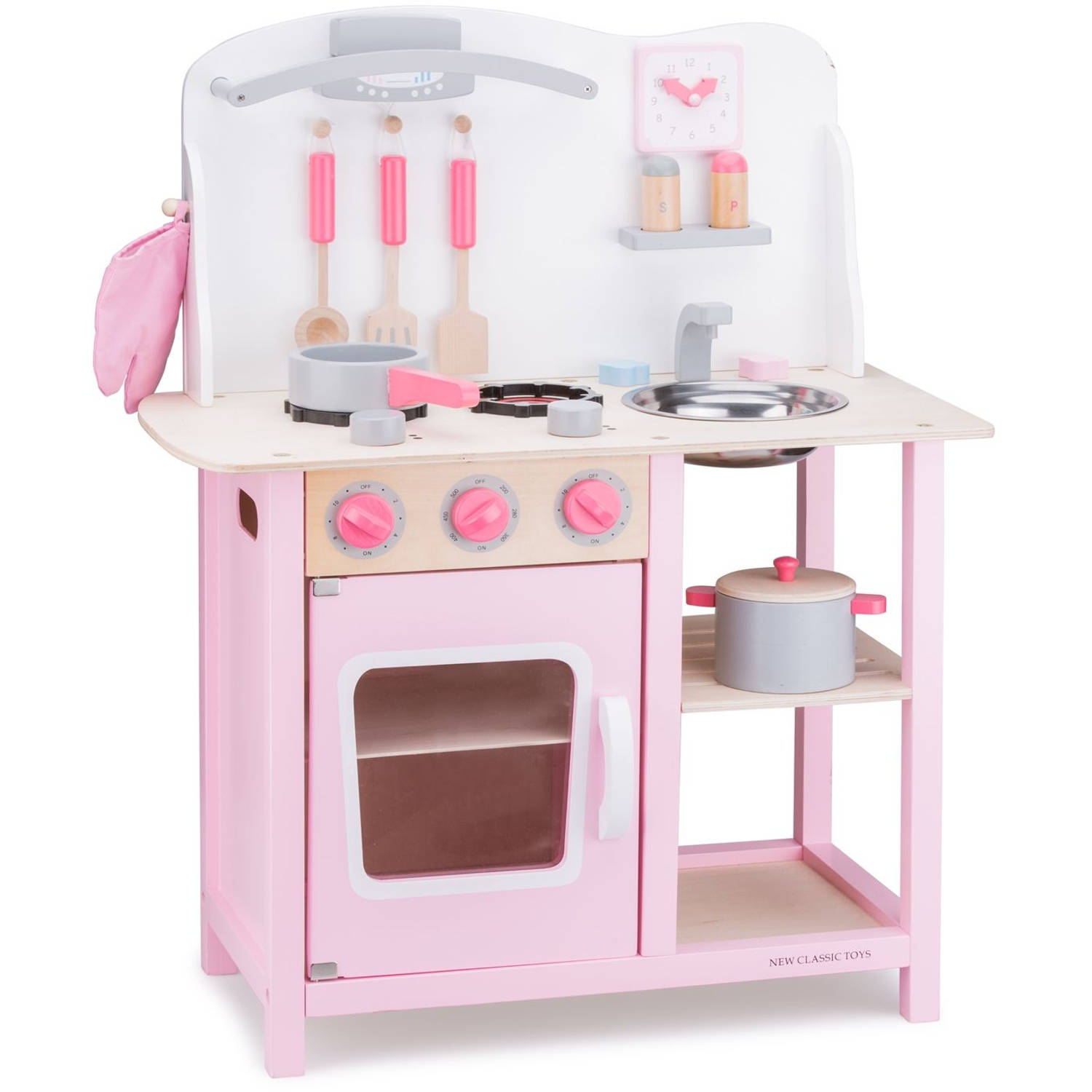 credit Republiek gevolgtrekking Keukentje New Classic Toys appetit roze 60x30x78 cm | Blokker