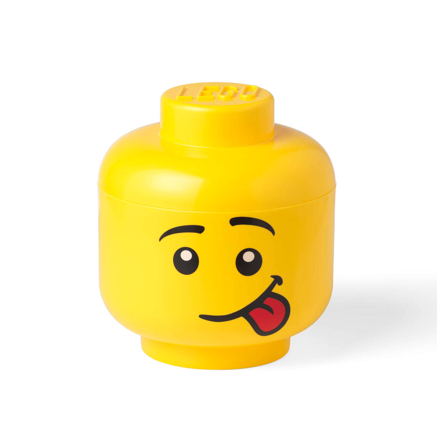 Opbergbox Lego: head boy silly large