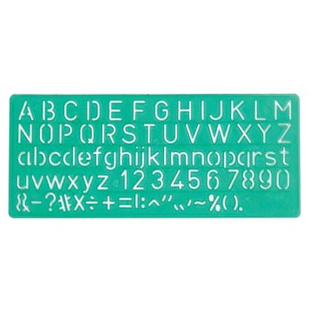 Linex lettersjabloon 10 mm