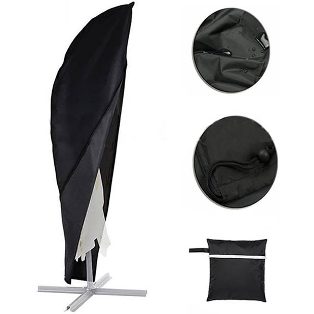 Bij naam ornament wenselijk Zweef) Parasolhoes 280 cm - beschermhoes parasol - waterdicht -  280x30x81x45 cm | Blokker