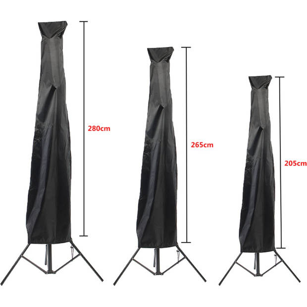 (Zweef) Parasolhoes 265 cm - beschermhoes parasol - waterdicht - 265x50x70x40 cm