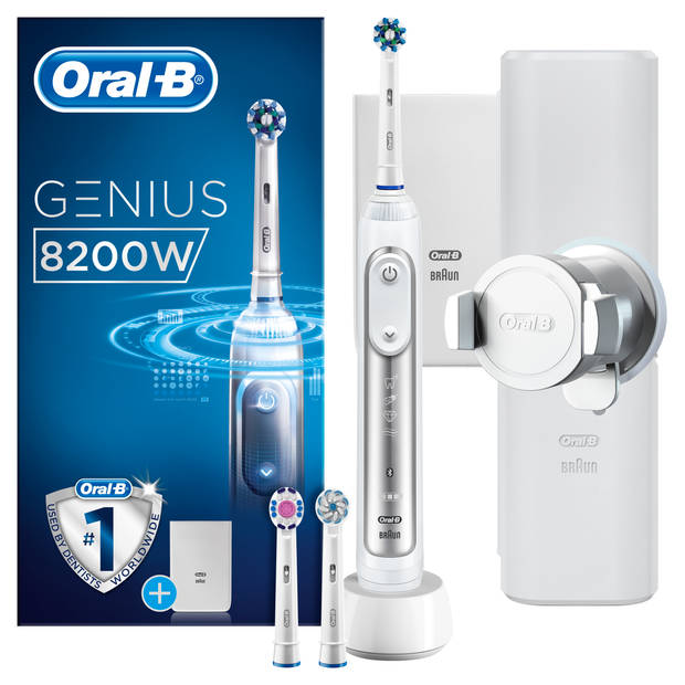 Oral-B elektrische tandenborstel Genius 8200W Silver
