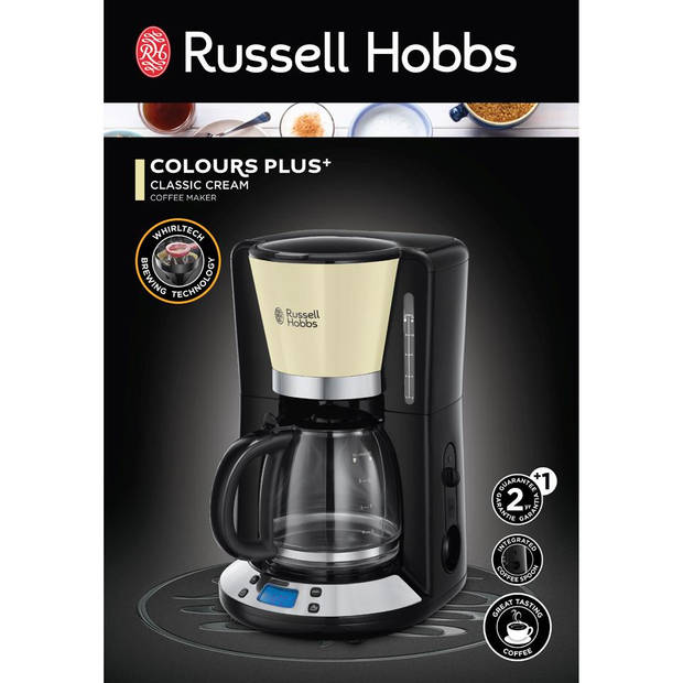 Russell Hobbs koffiezetapparaat Colours Plus+ - 1,25 liter