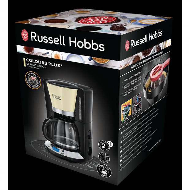Russell Hobbs koffiezetapparaat Colours Plus+ - 1,25 liter
