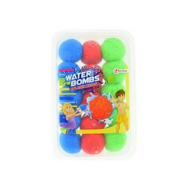 Toi-Toys splashballen blauw/groen/rood 15 stuks