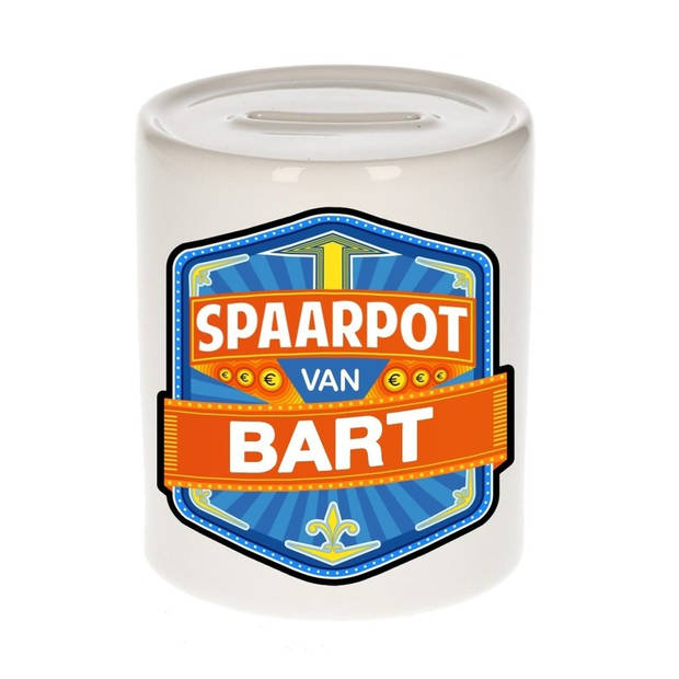 Vrolijke kinder spaarpot voor Bart - Spaarpotten