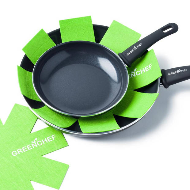 GreenChef™ Soft Grip keramische pannenset - 9-delig