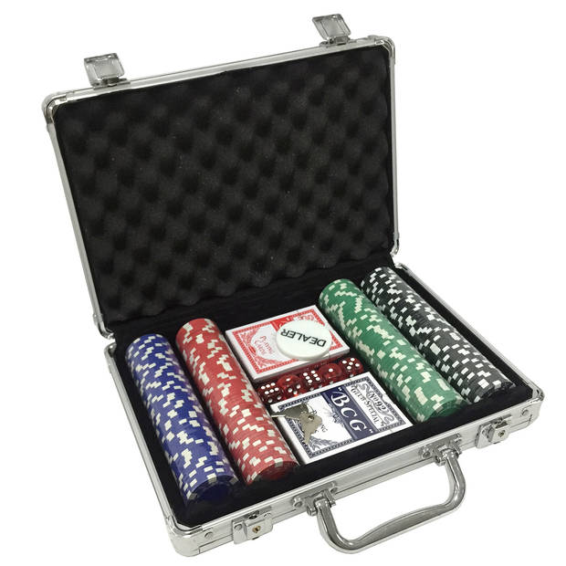 Poker koffer: 200-delig