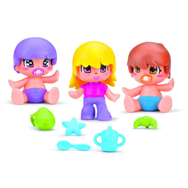 Speelfiguur Pinypon: kids en babies