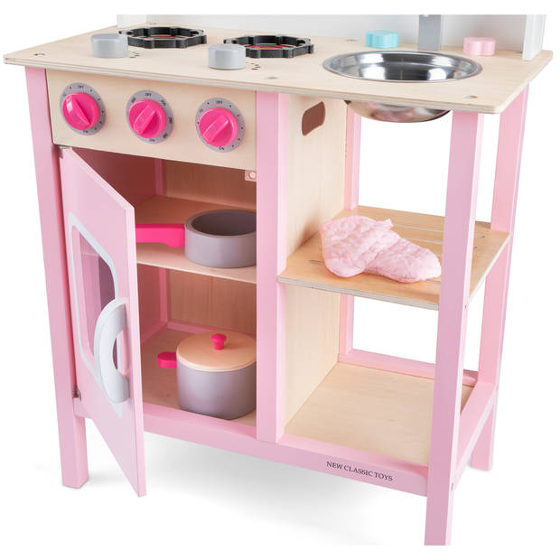 Keukentje New Classic Toys appetit roze 60x30x78 cm
