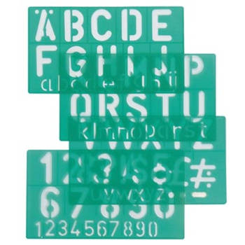 Linex lettersjabloon 30 mm