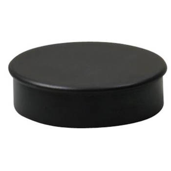 Nobo magneten diameter van 30 mm, zwart, blister van 4 stuks
