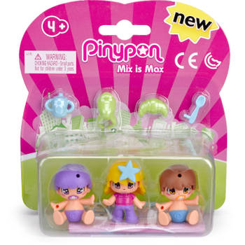 Speelfiguur Pinypon: kids en babies