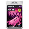 Integral Neon USB 3.0 stick, 32 GB, roze