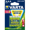 Oplaadbare batterijen Varta Ready to Use AAA: 4 stuks