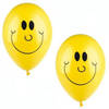Gele smiley ballonnen 50 stuks - Ballonnen