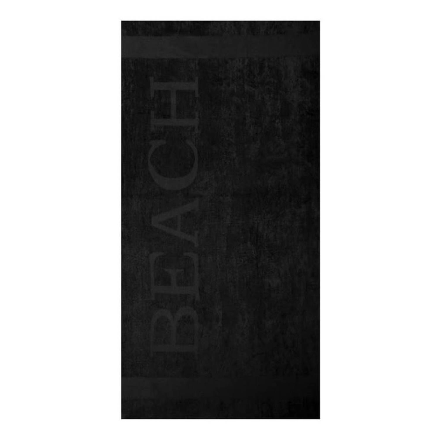 Strandlaken Beach 100x200 Zwart zwart