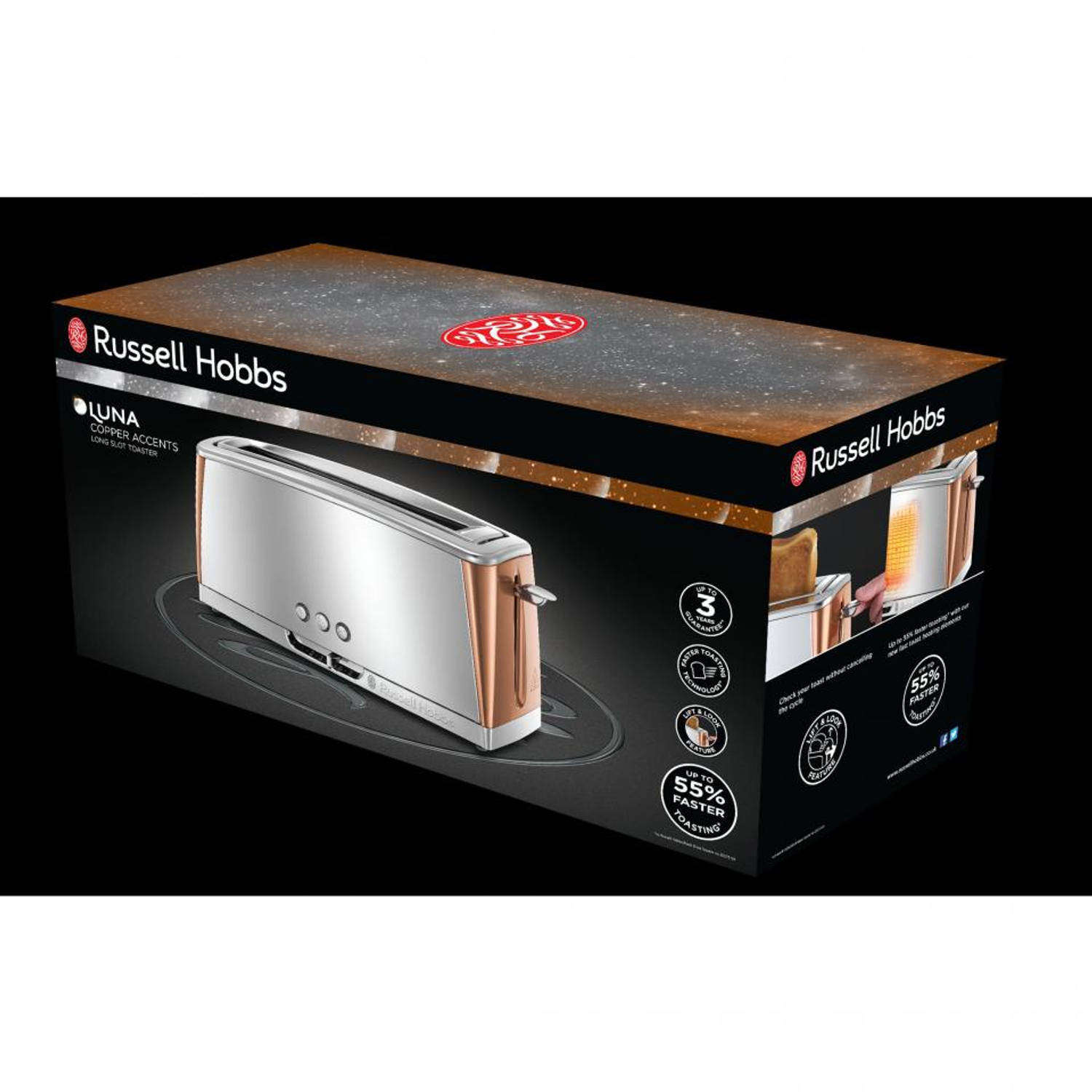 RUSSELL HOBBS TOASTER 24310-56