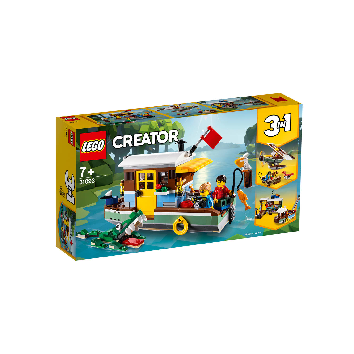 LEGO Creator Woonboot aan de Rivier - 31093