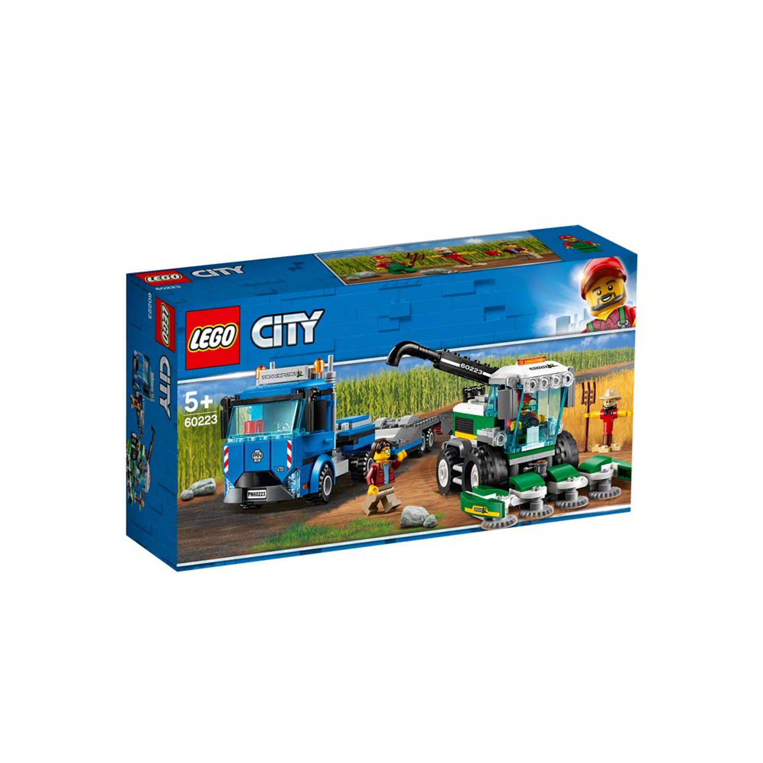 vermogen hobby Komst LEGO City Maaidorser transport 60223 | Blokker