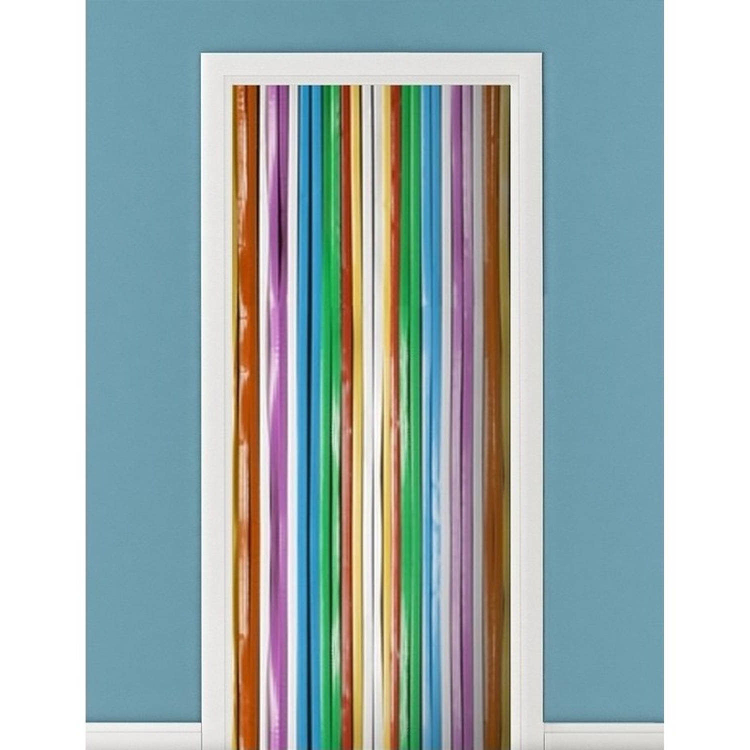 Vliegengordijn-deurgordijn multikleur 90 x 200 cm