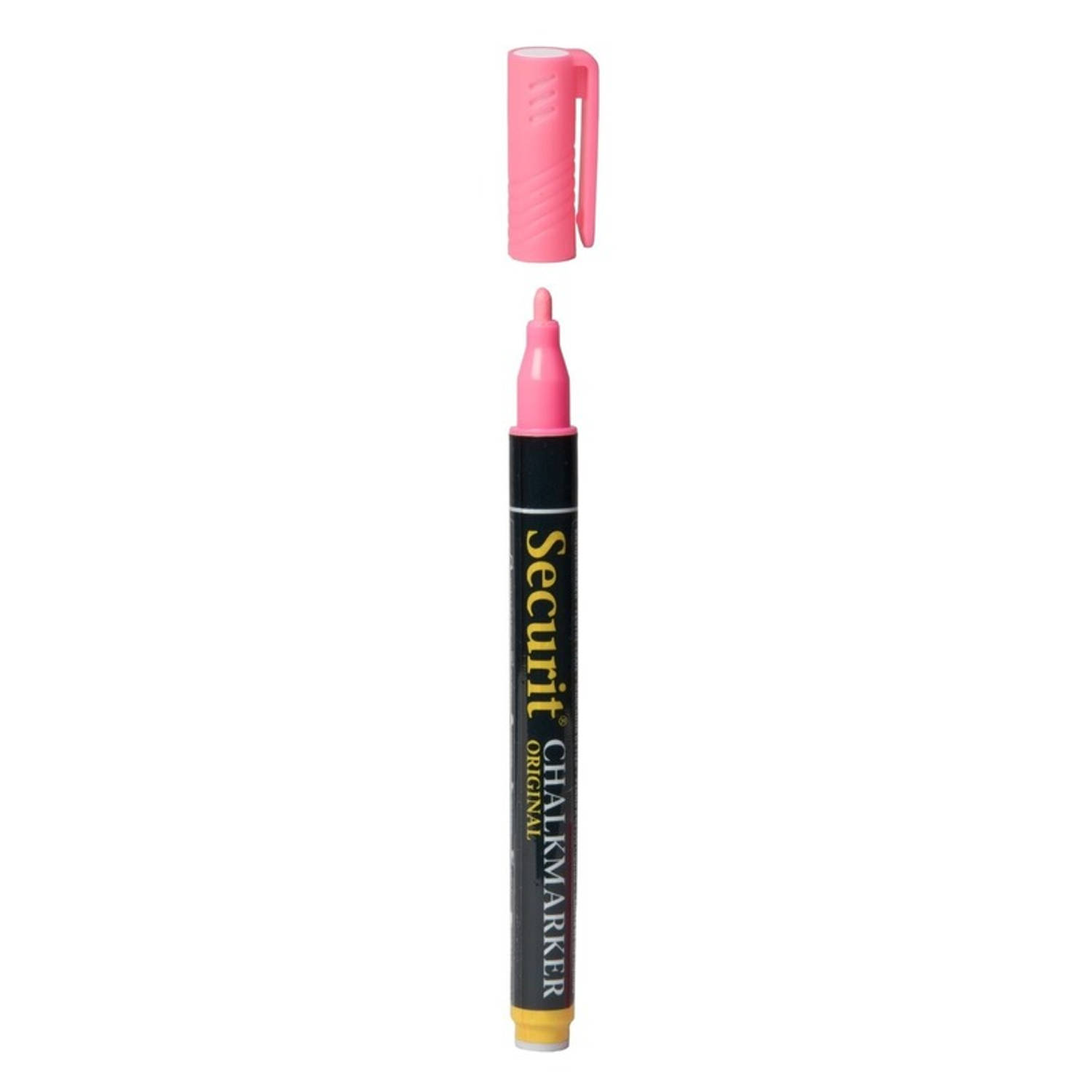 Roze krijtstift ronde punt 1-2 mm