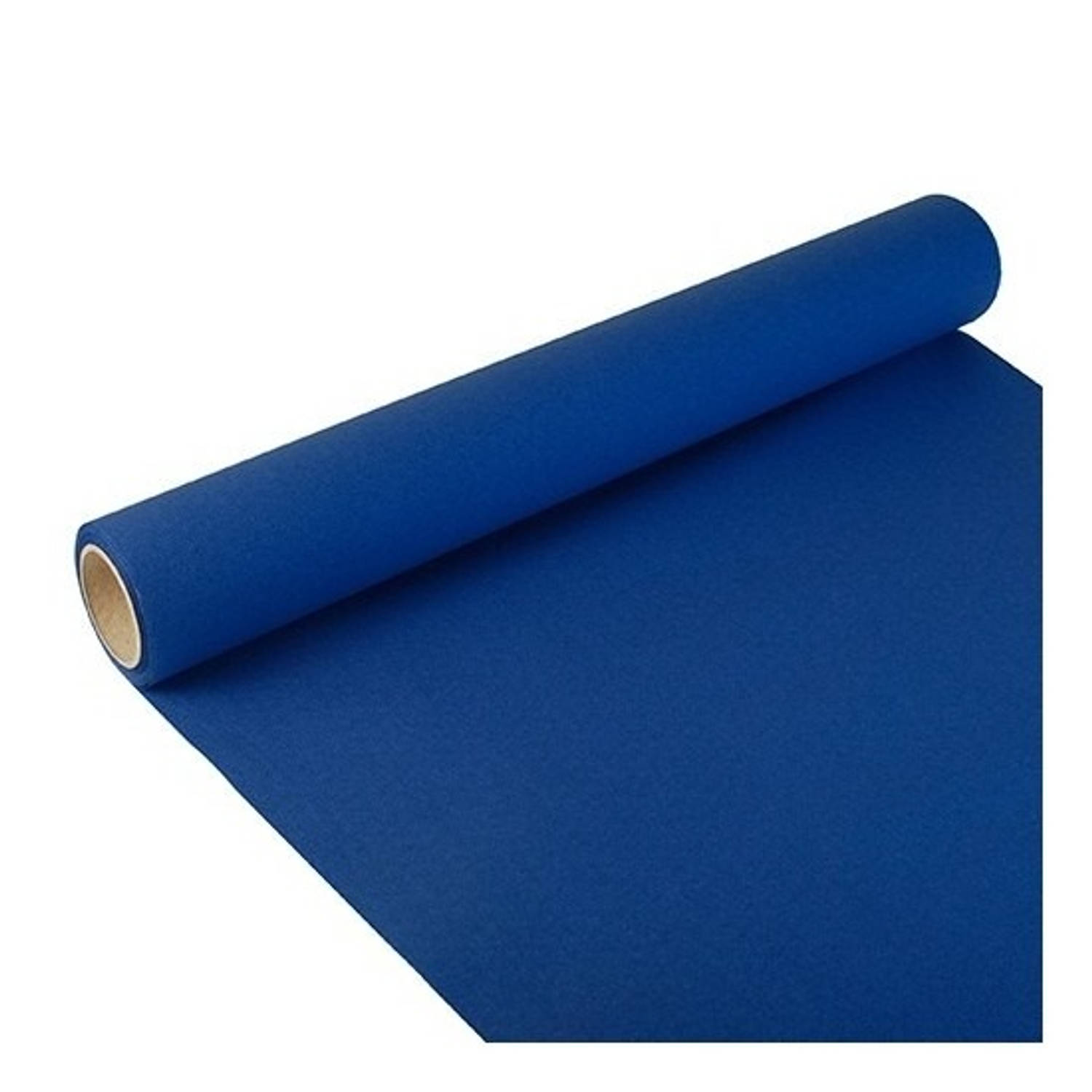 Tafelloper donkerblauw 300 40 cm papier - Feesttafelkleden |