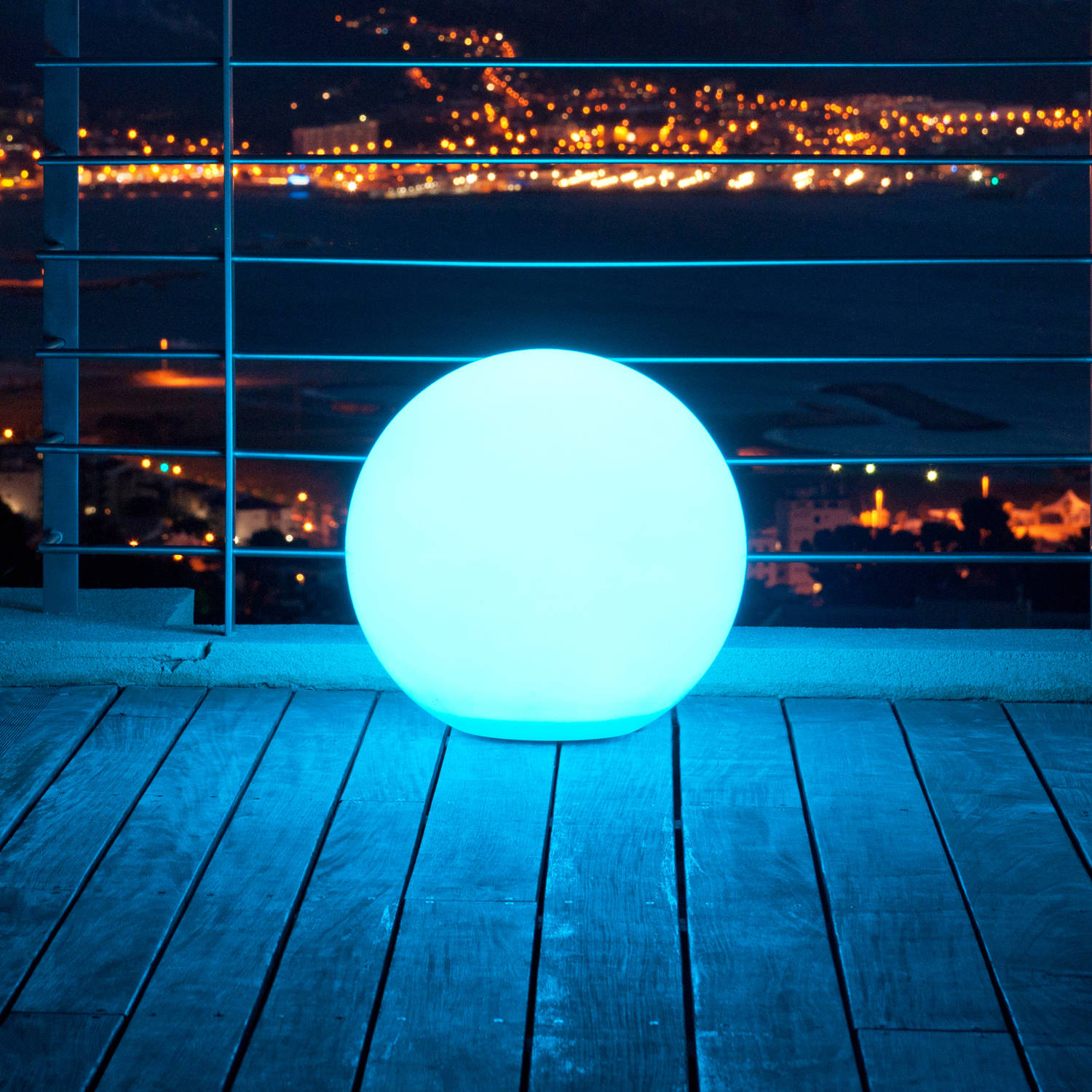 ondergronds prijs Correlaat Lumisky oplaadbare bol met multicolor led verlichting ø 40 cm | Blokker