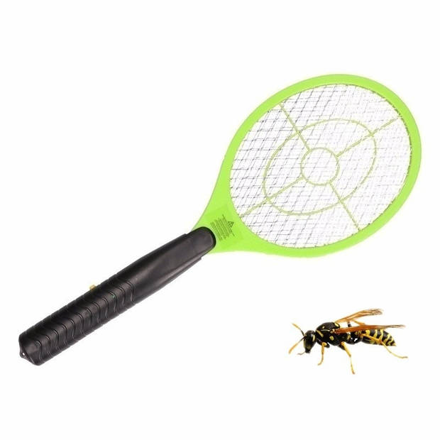Anti wesp/vlieg elektrische vliegenmepper groen - Vliegenmeppers - Ongediertebestrijding