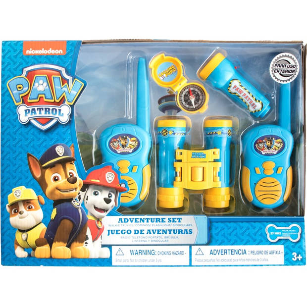 Paw Patrol walkie talkies/verrekijker/kompas voor kinderen - Speelgoed walkietalkies