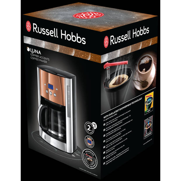 Russell Hobbs koffiezetapparaat Luna Copper 24320-56