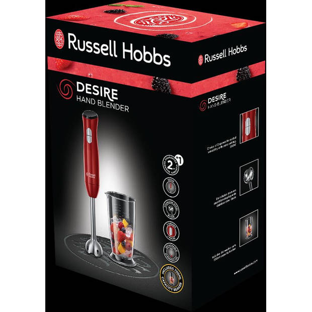 Russell Hobbs staafmixer 24690-56 - rood
