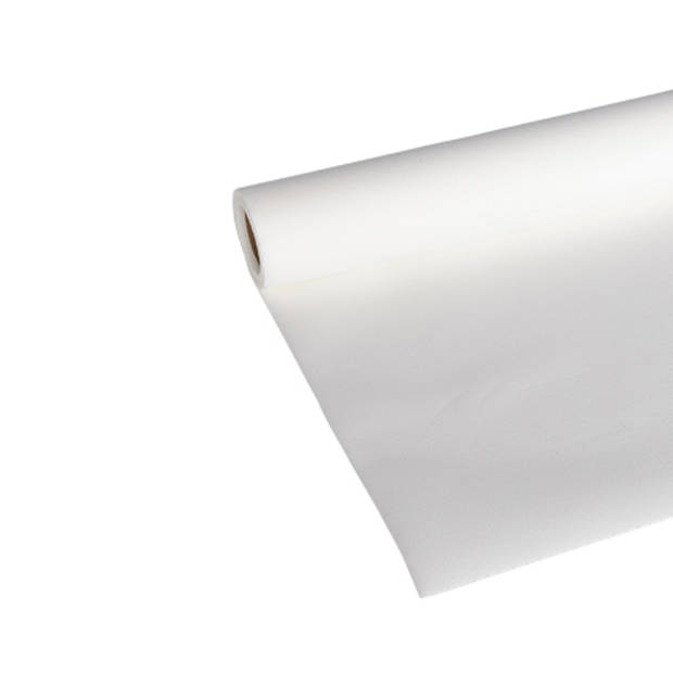 Cosy & Trendy Tafelloper - papier - wit - 480 x 40 cm - Feesttafelkleden