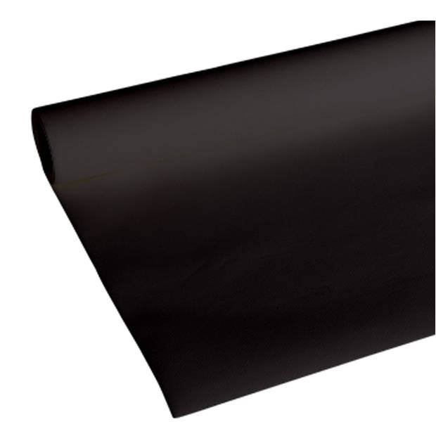 Cosy & Trendy Tafelloper - papier - zwart - 480 x 40 cm - Feesttafelkleden
