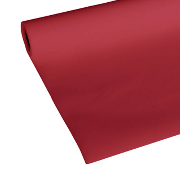 Cosy & Trendy Tafelloper - papier - bordeaux rood - 480 x 40 cm - Feesttafelkleden