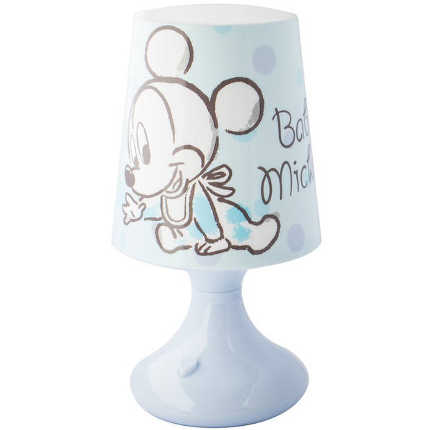 Kinderkamer/babykamer nachtlamp op batterijen Mickey Mouse en Donald Duck voor jongens/meisjes - Nachtlampjes