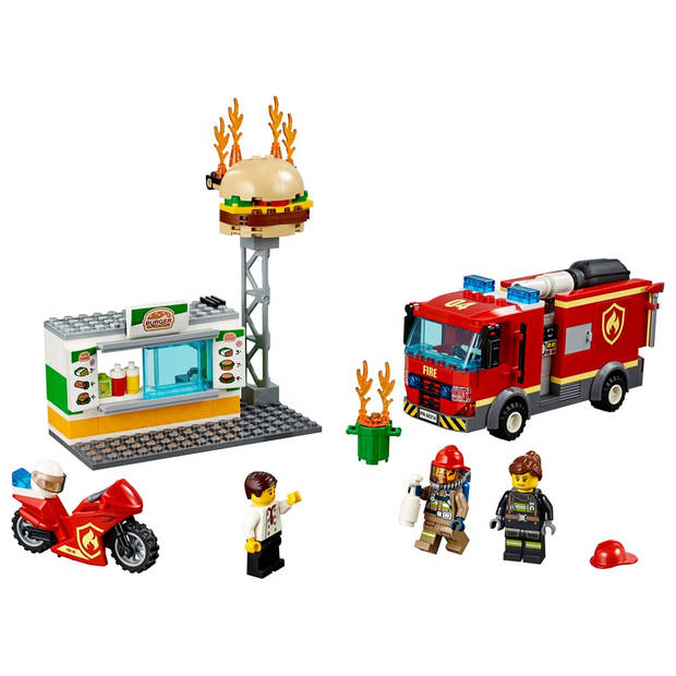 LEGO City Brand bij het hamburgerrestaurant 60214