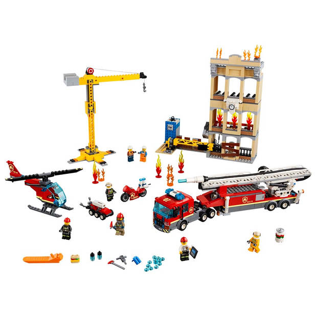 LEGO City Brandweerkazerne in de stad 60216