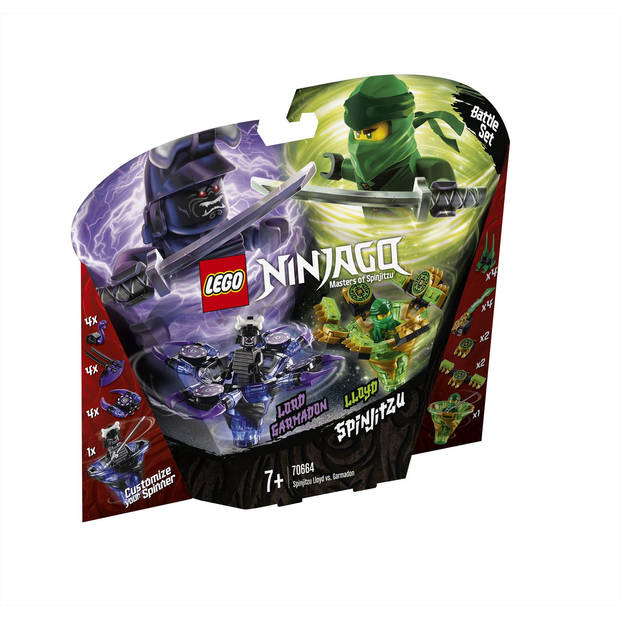 LEGO Ninjago Spinjitzu Lloyd vs. Garmadon 70664